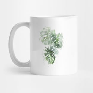 Monstera Plant - Abstract Tropical Art Mug